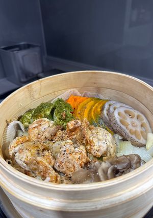 鶏ももと彩り野菜のスパイシーせいろ蒸し-レシピのメイン写真
