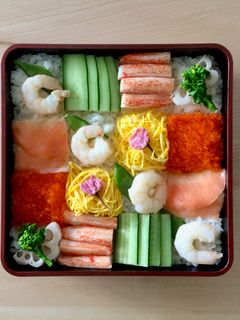 *華やか♪モザイク寿司**-レシピのメイン写真