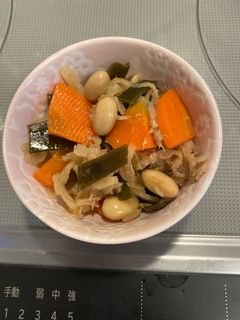切干大根と大豆の煮物-レシピのメイン写真