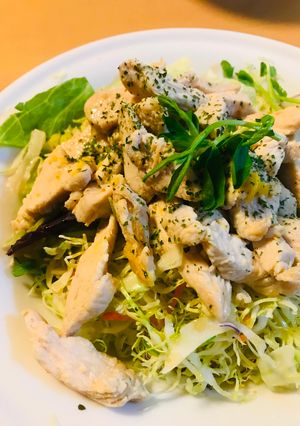 鶏肉のほそぎり炒めのサラダ-レシピのメイン写真