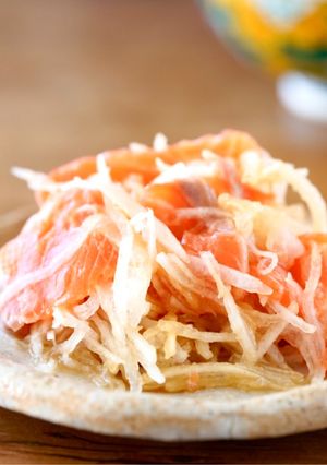 大根とサーモンの中華風サラダ☆-レシピのメイン写真