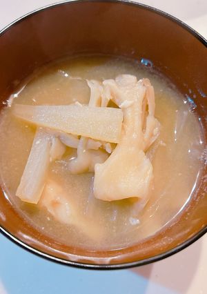 しめじと大根のみそ汁-レシピのメイン写真