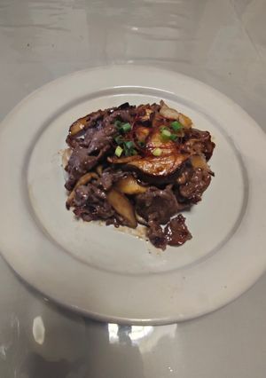 しいたけと牛肉のオイスターソース炒め-レシピのメイン写真