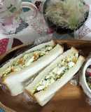 生野沢菜タルタルたまごサンド