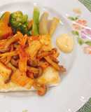 蒸し野菜　手作りノンオイルマヨネーズ添え