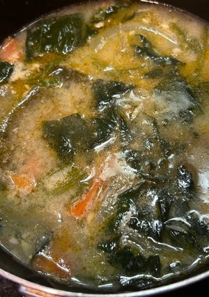 お肉なしでもコクが強い味噌汁-レシピのメイン写真