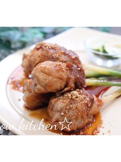 葉生姜のうま辛豚肉巻き☆-レシピのメイン写真