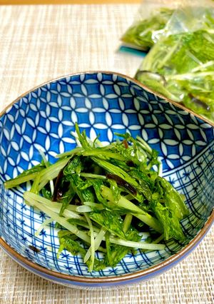 水菜と塩こんぶの浅漬け-レシピのメイン写真