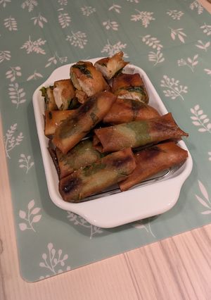 サクサク！ささみ大葉チーズ春巻き-レシピのメイン写真