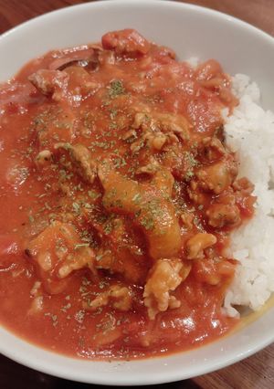 ポークで作るハヤシライス-レシピのメイン写真