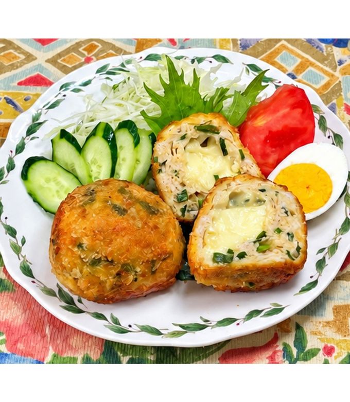 にらとチーズのメンチカツ★動画あり★-レシピのメイン写真