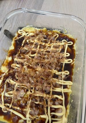レンジで作るお好み焼き-レシピのメイン写真