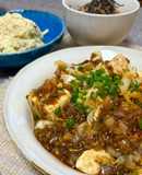 白菜入りでシャキッと、ピリ辛麻婆豆腐