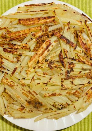 スライスポテトのミンチ包み焼き-レシピのメイン写真
