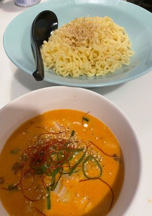 辛ラーメンアレンジつけ麺-レシピのメイン写真