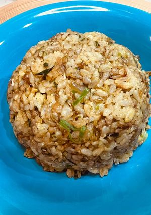 余った、もち麦餃子の餡で旨いチャーハン-レシピのメイン写真