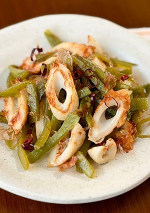 調理5分でご飯泥棒！山くらげと竹輪の簡単きんぴら-レシピのメイン写真
