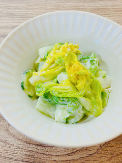 白菜ときゅうりのお豆腐マヨソース和え-レシピのメイン写真