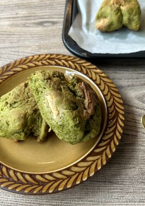 ホワイトチョコ入り抹茶スコーン-レシピのメイン写真