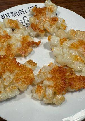 冷凍レンコンと長芋のカリもちチーズ焼き-レシピのメイン写真