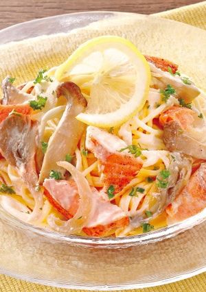 鮭の冷製パスタ-レシピのメイン写真
