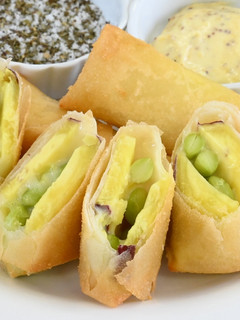 さつま芋と枝豆のチーズ春巻 JAいるま野-レシピのメイン写真