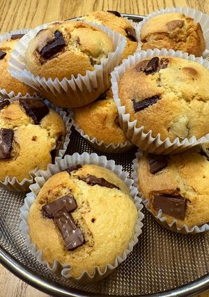 バナナとチョコのマフィン-レシピのメイン写真
