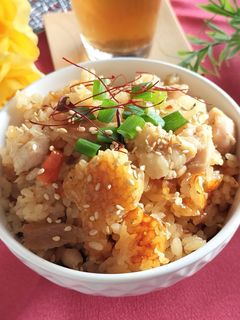 骨の髄まで愛して♡鶏手羽元の炊き込みご飯-レシピのメイン写真