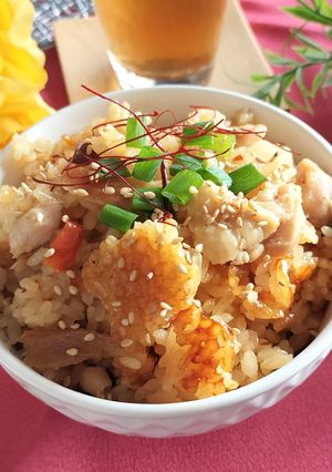 骨の髄まで愛して♡鶏手羽元の炊き込みご飯-レシピのメイン写真