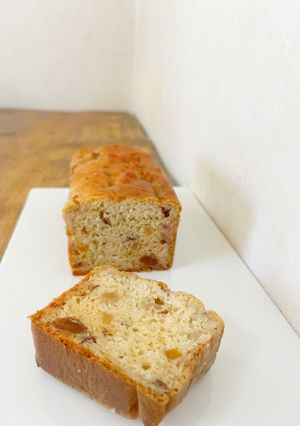 米粉のフルーツケーキ(卵・バター不使用)-レシピのメイン写真