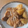 レンジで時短!もも肉・じゃが芋の照り焼き♪