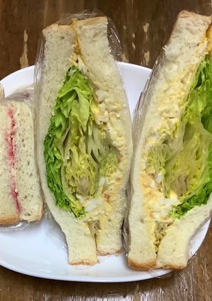 たくあん入りたまごサンド-レシピのメイン写真