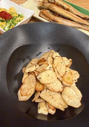 マコモダケのニンニクバター炒め-レシピのメイン写真