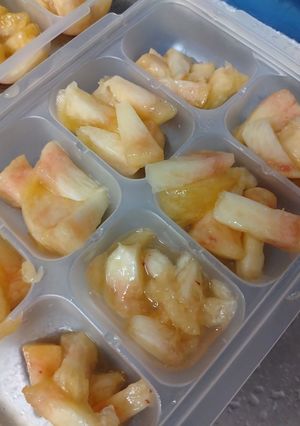 離乳食後期　桃-レシピのメイン写真