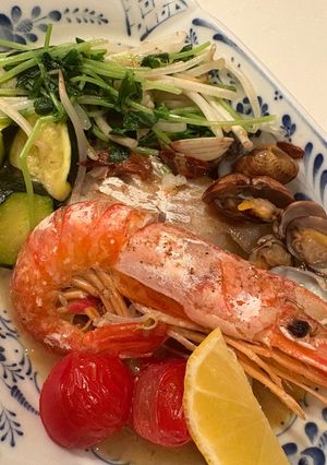 魚介を楽しむアクアパッツァ-レシピのメイン写真