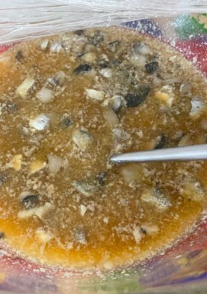 マイワシの味噌汁 キッチン鋏とレンジにて-レシピのメイン写真