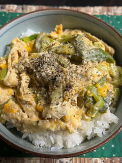 クリームきつね丼-レシピのメイン写真