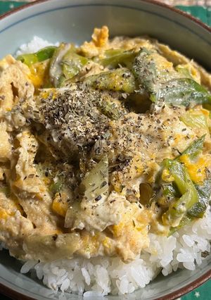 クリームきつね丼-レシピのメイン写真