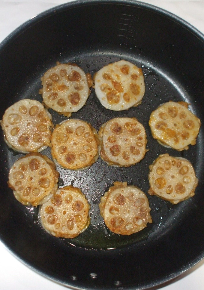 蓮根はさみ焼き♪簡単薬膳漢方-レシピのメイン写真