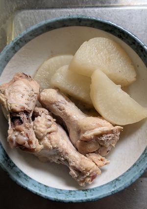 簡単★ほっこり！鶏手羽元と大根の煮付け-レシピのメイン写真