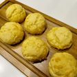 焼くまで10分!軽ふわ米粉チーズプチパン♪