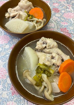 炊飯器で楽に栄養補給！カブの手羽元ポトフ-レシピのメイン写真
