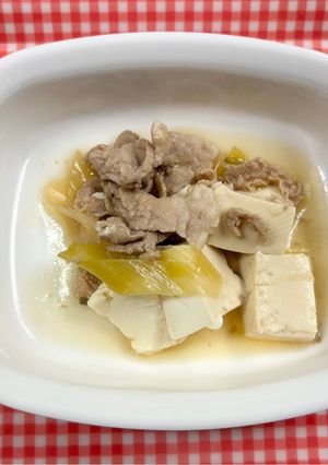 [保育園幼児食]肉豆腐-レシピのメイン写真