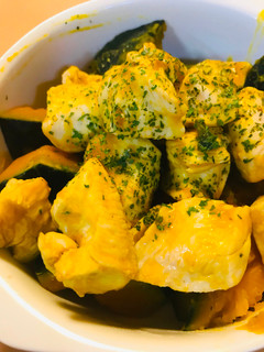 鶏肉とカボチャの甘煮-レシピのメイン写真