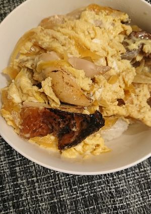 Xmasのチキンde親子丼-レシピのメイン写真