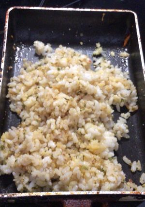 アヒージョの残り油で炒飯-レシピのメイン写真