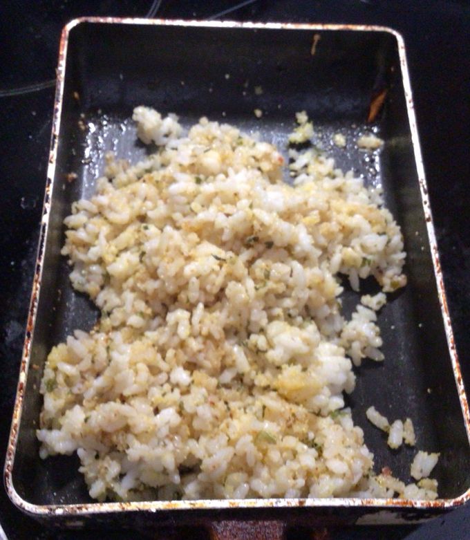 アヒージョの残り油で炒飯-レシピのメイン写真