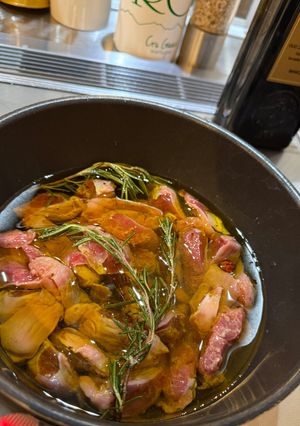 難しいことは無し砂肝のコンフィ-レシピのメイン写真