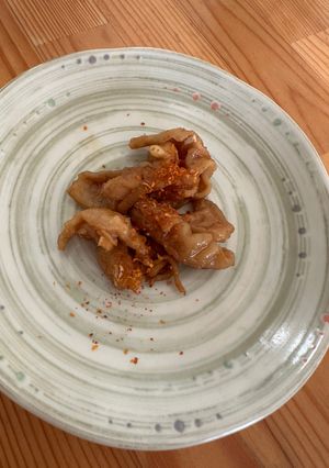 【カロリーオフ】鶏皮の佃煮-レシピのメイン写真