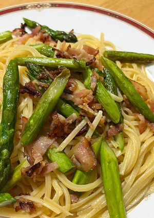 アスパラベーコン塩パスタ-レシピのメイン写真